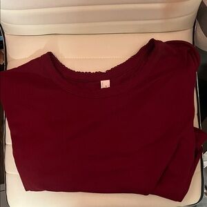 Auden Deep Red short sleeve pj set